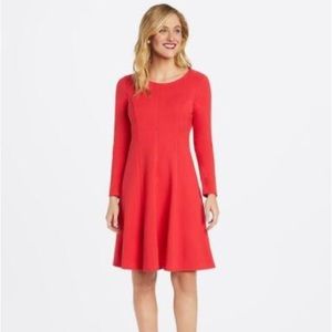 Red Draper James ponte dress